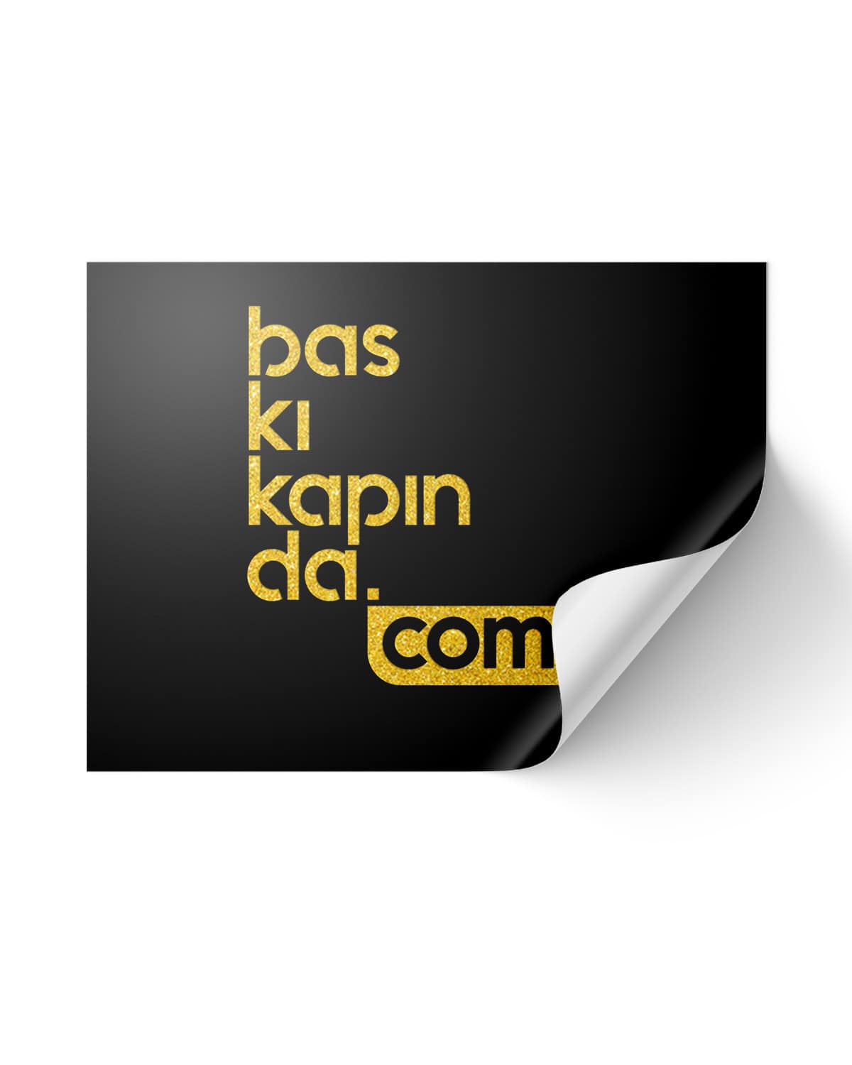 Altın Yaldızlı Etiket