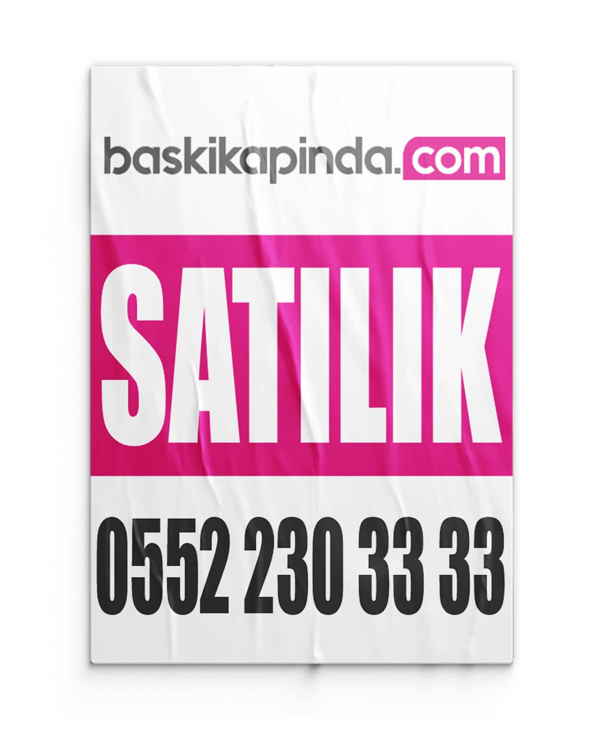 Emlak Kağıt Afişi