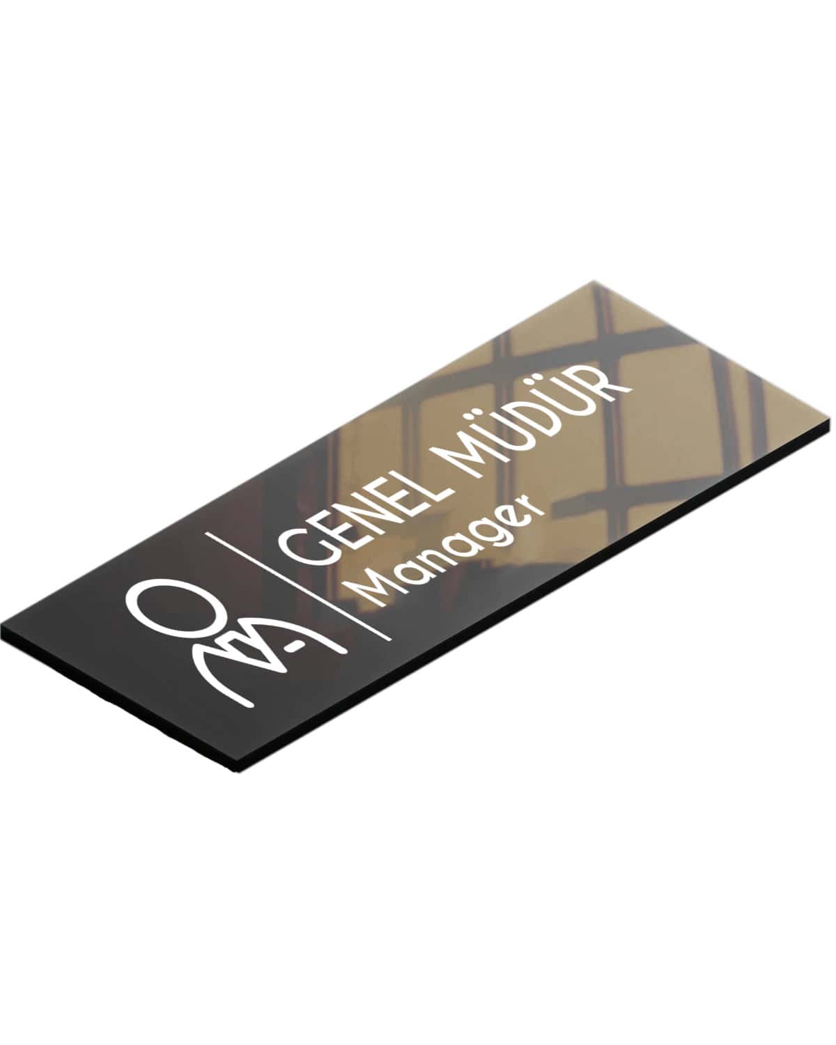 Genel Müdür Kapı Tabelası