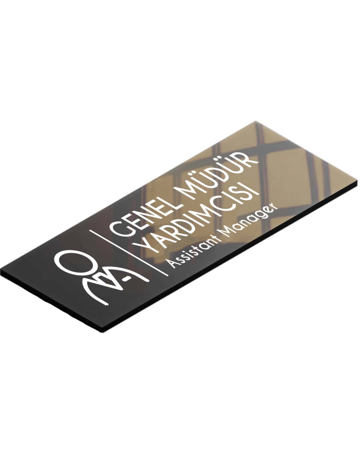 Müdür Yardımcısı Kapı Tabelası