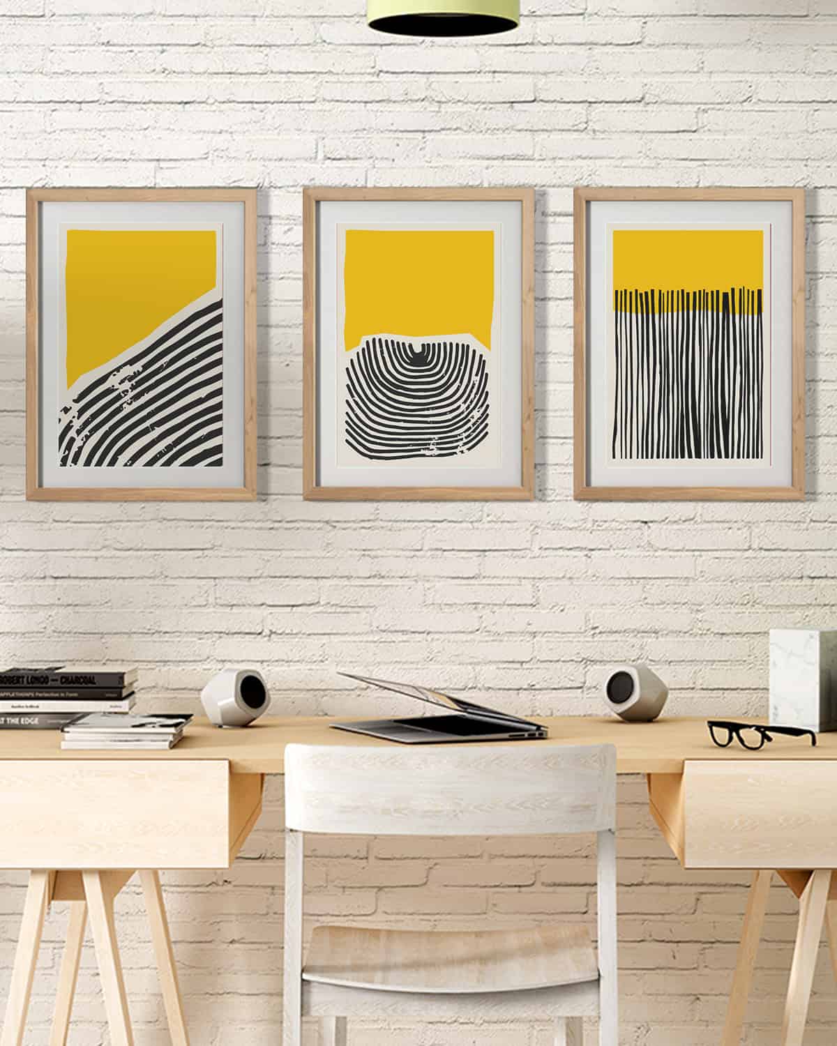 Rainbow Üçlü MDF Tablo