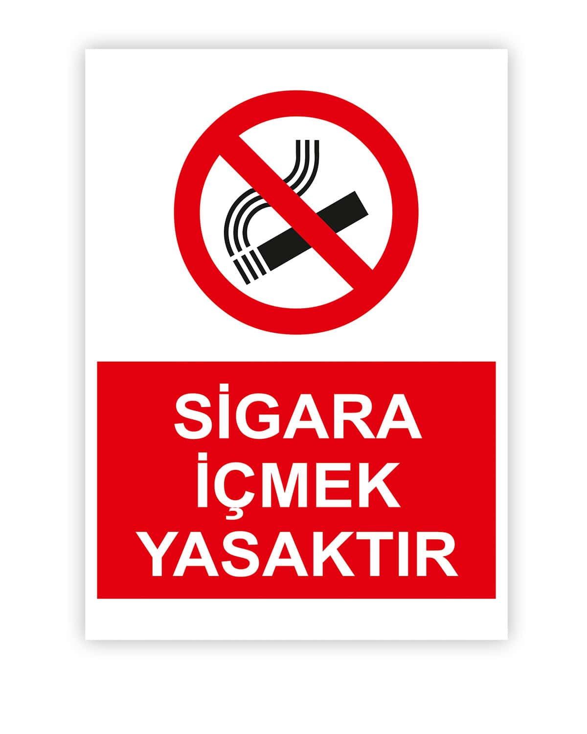 Sigara İçilmez Levhası