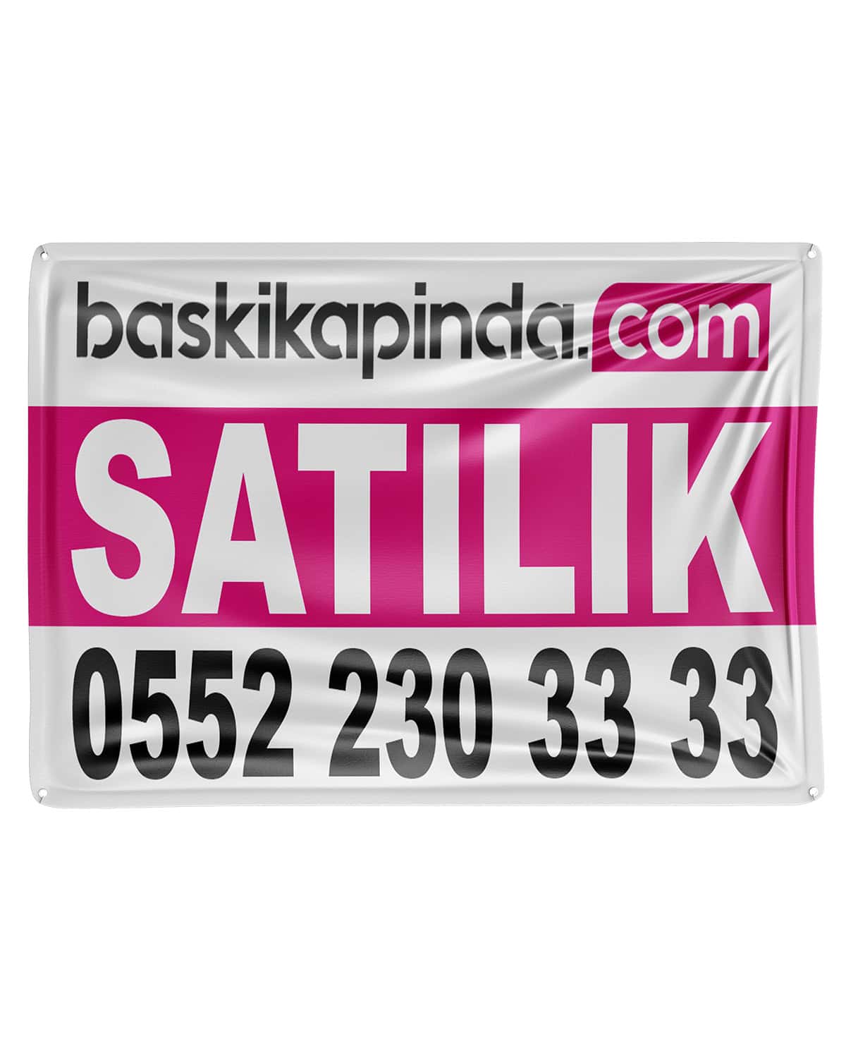 440 Gr. Lamine Vinil Branda Emlak Afişi