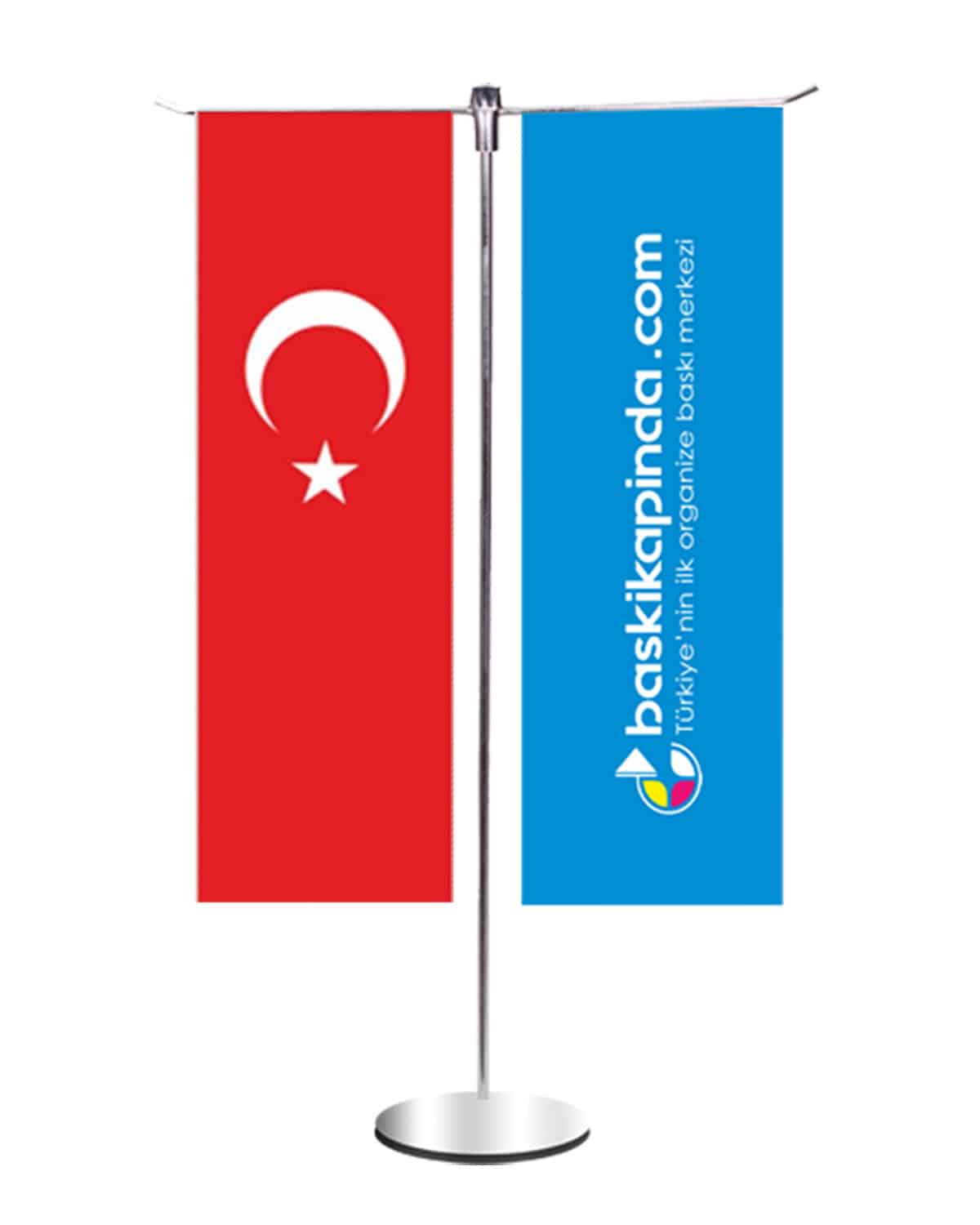T Tipi - L Tipi Masa Bayrağı