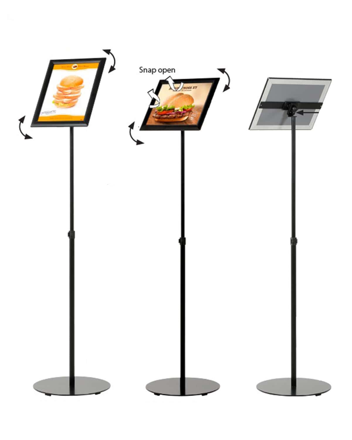 Tek Taraflı Teleskobik Menuboard