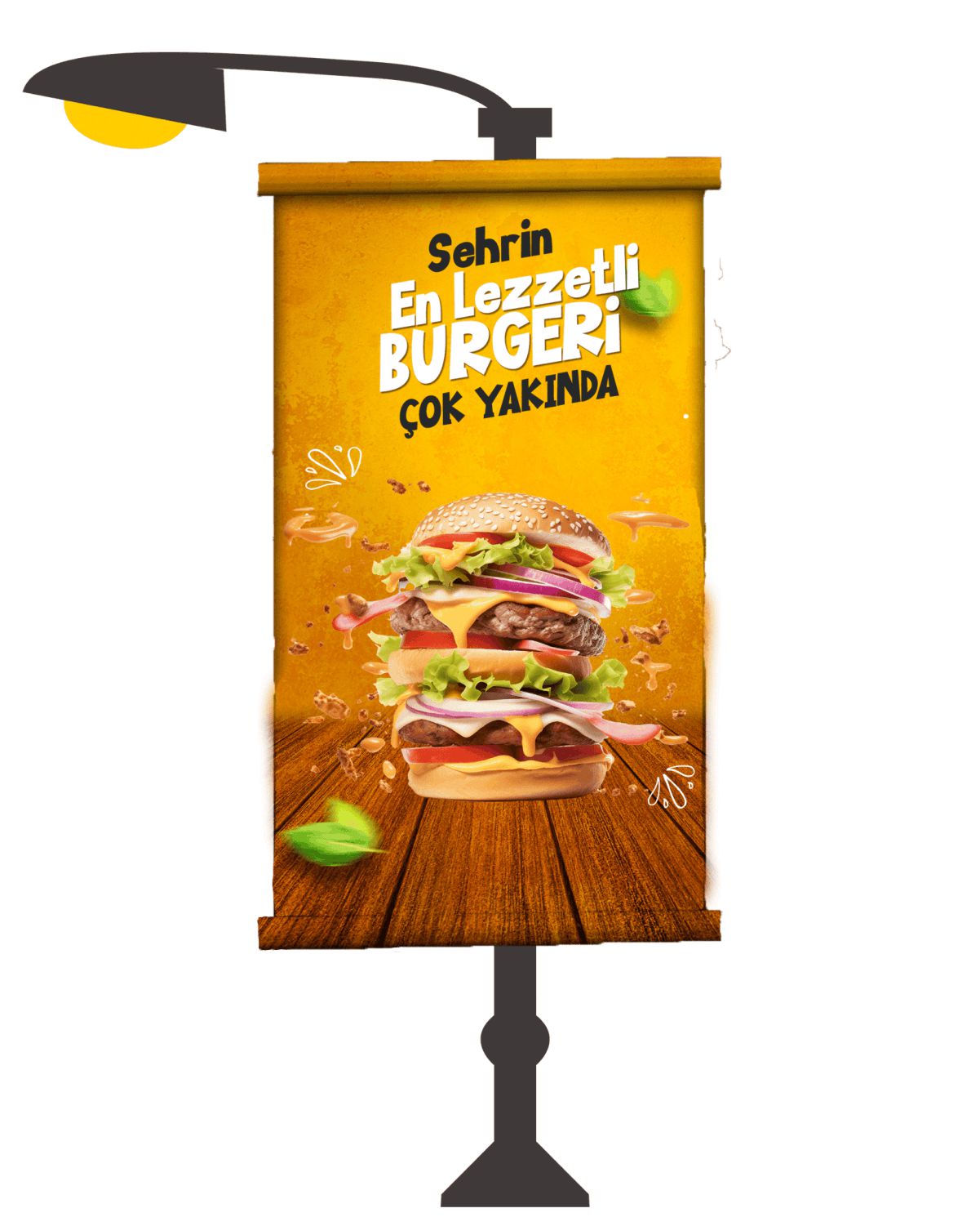 Vinil Branda Direk Afişi