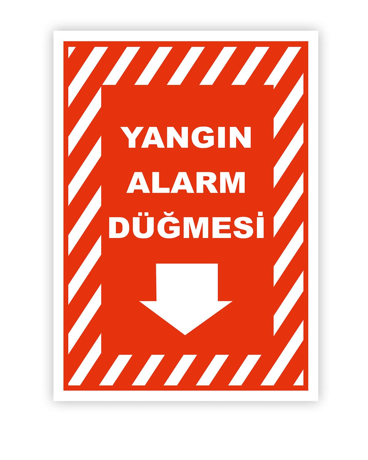 Yangın Alarm Düğmesi Levhası