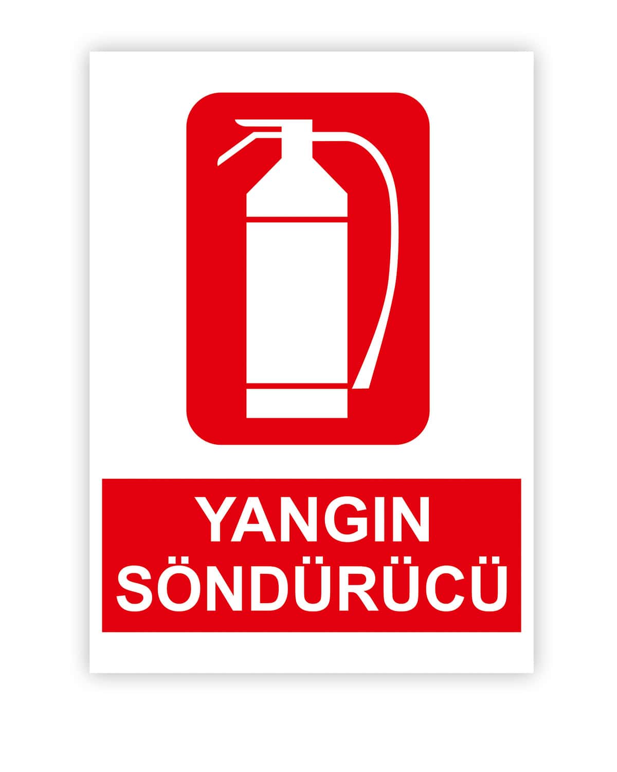 Yangın Söndürücü Levhası